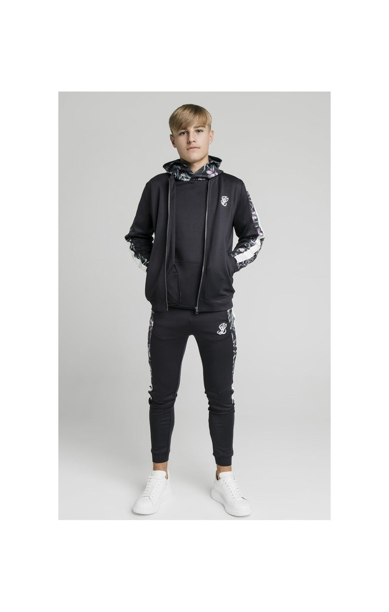 Illusive London Dark Tropical Taped Bomber - Navy (1)