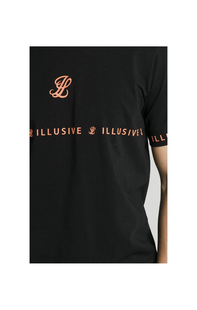 Illusive London Tape Tee - Black (1)