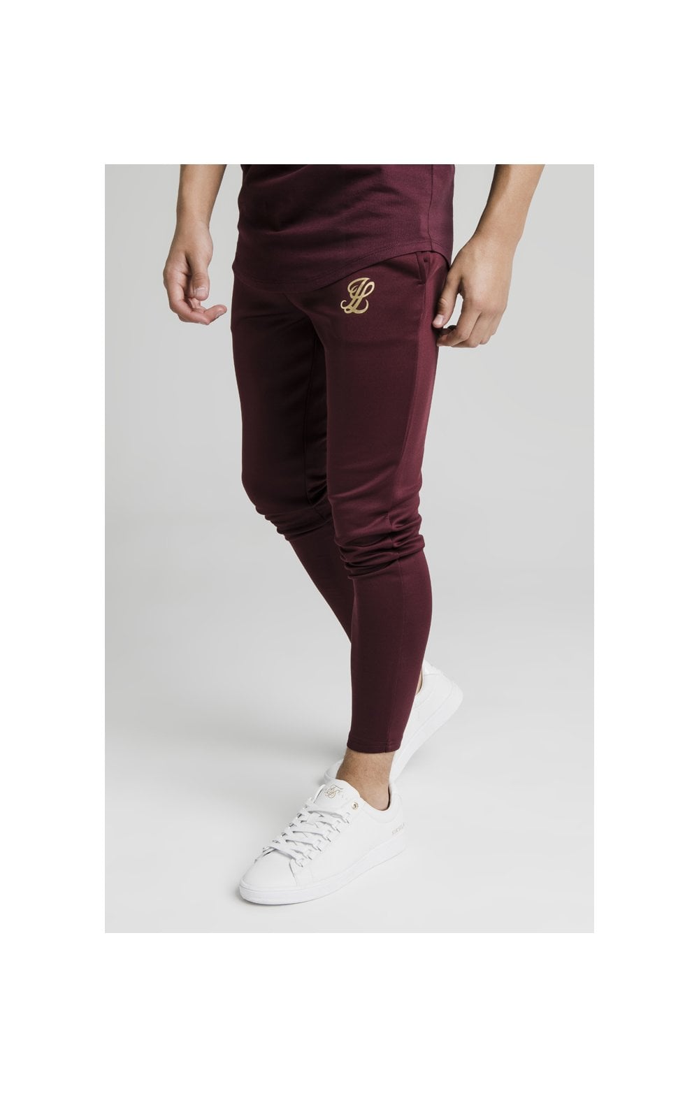 Illusive London Agility Track Pants - Burgundy