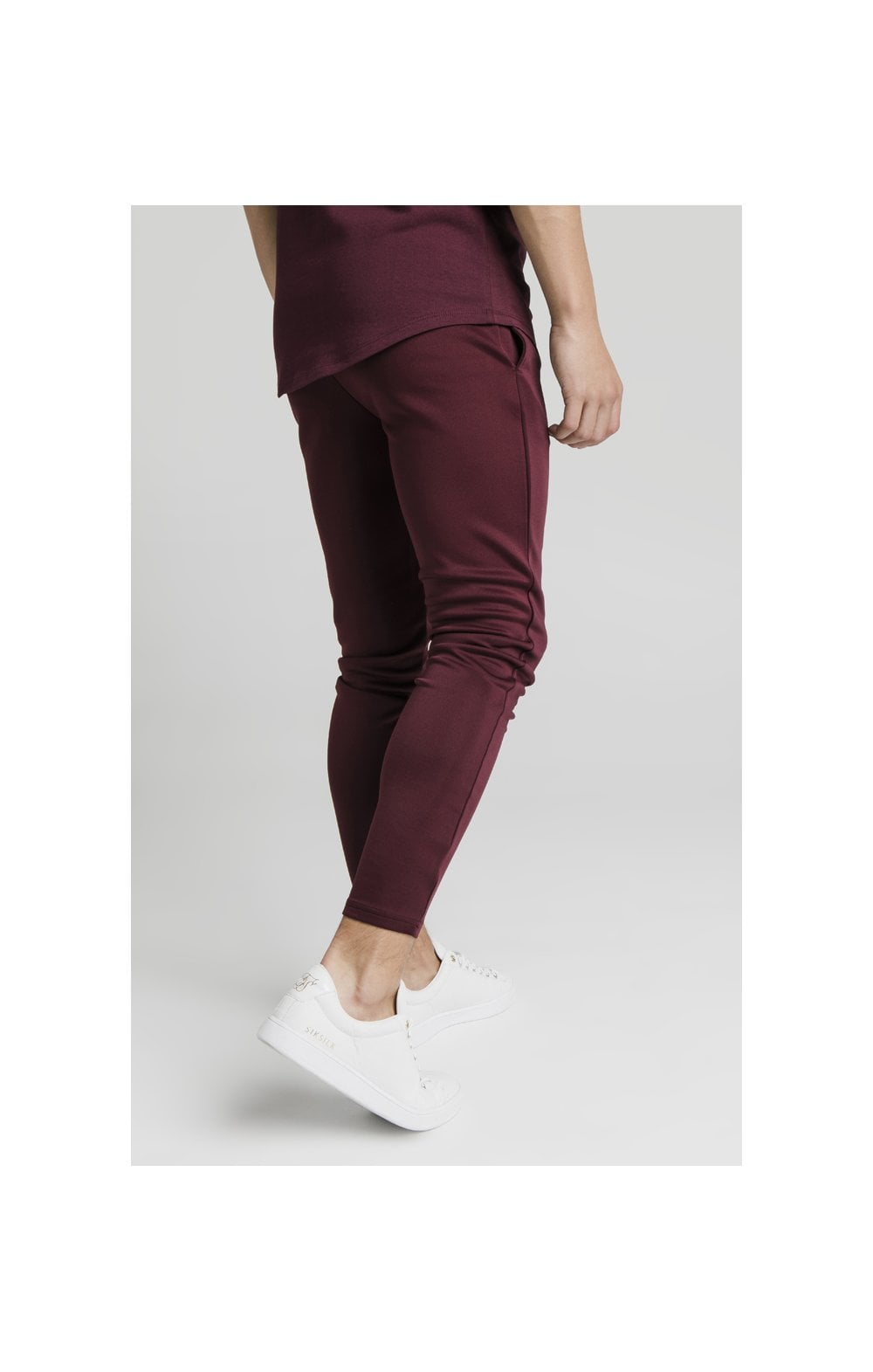 Illusive London Agility Track Pants - Burgundy (2)