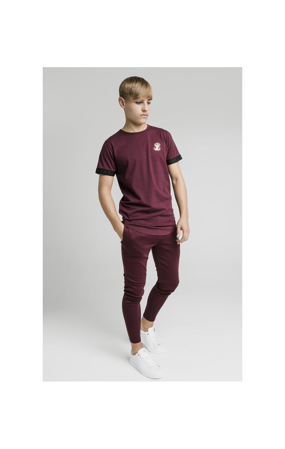 Illusive London Agility Track Pants - Burgundy (5)