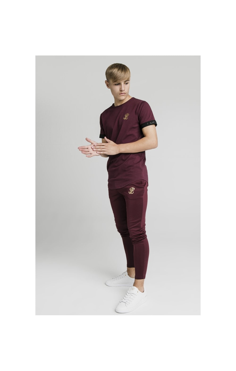 Load image into Gallery viewer, Illusive London Agility Track Pants - Burgundy (6)
