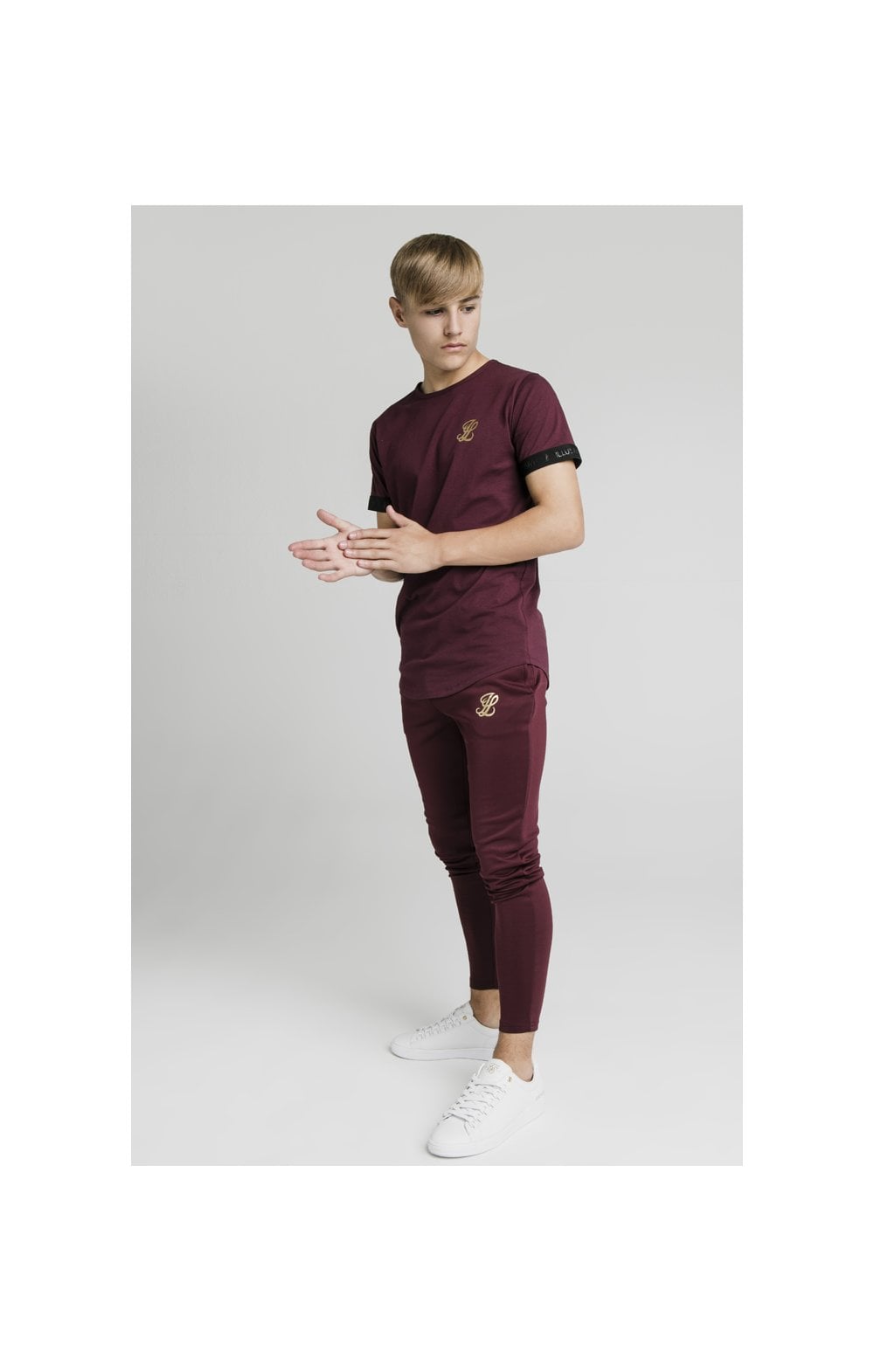 Illusive London Agility Track Pants - Burgundy (6)