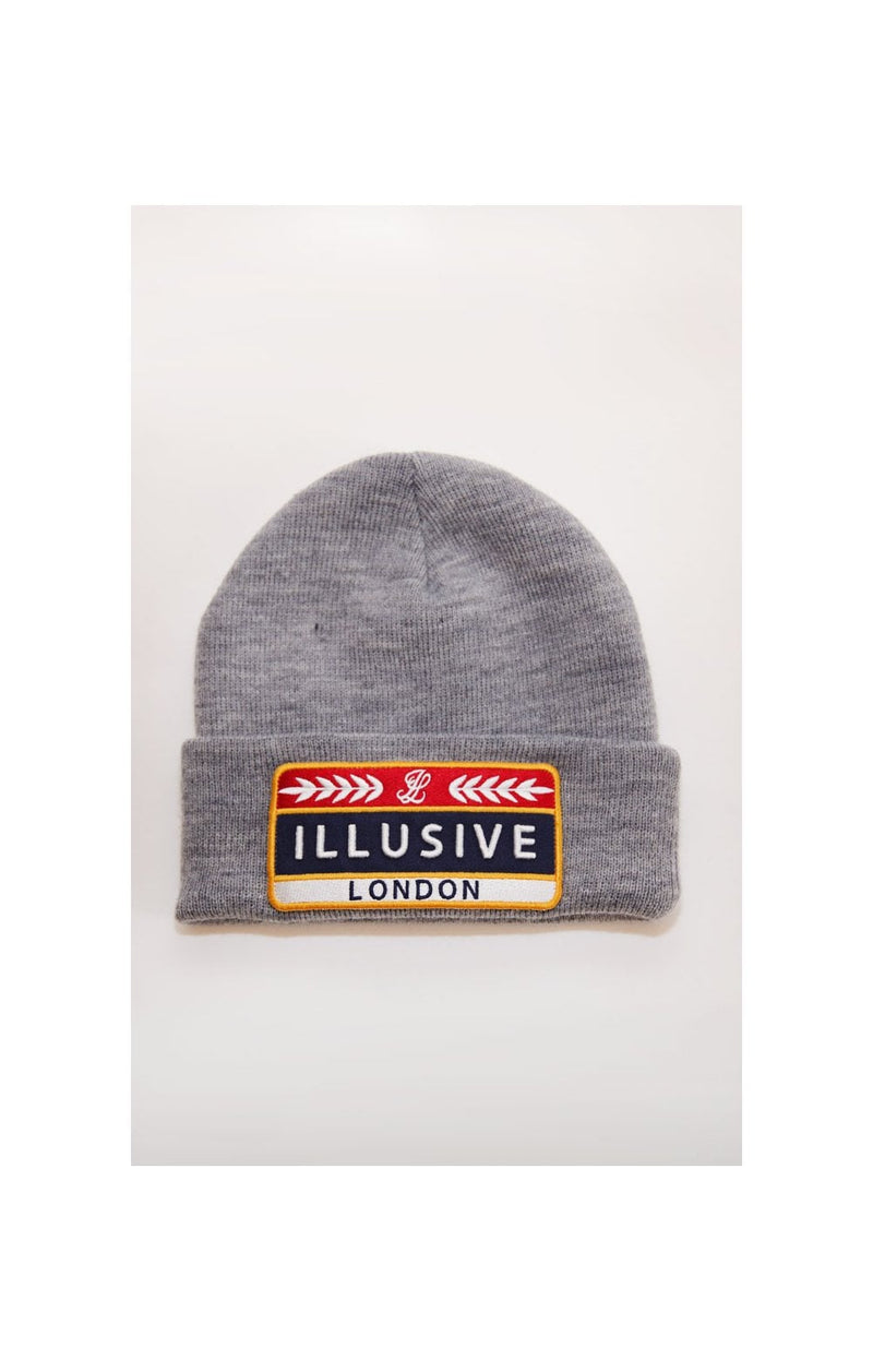 Illusive London Patch Beanie - Grey