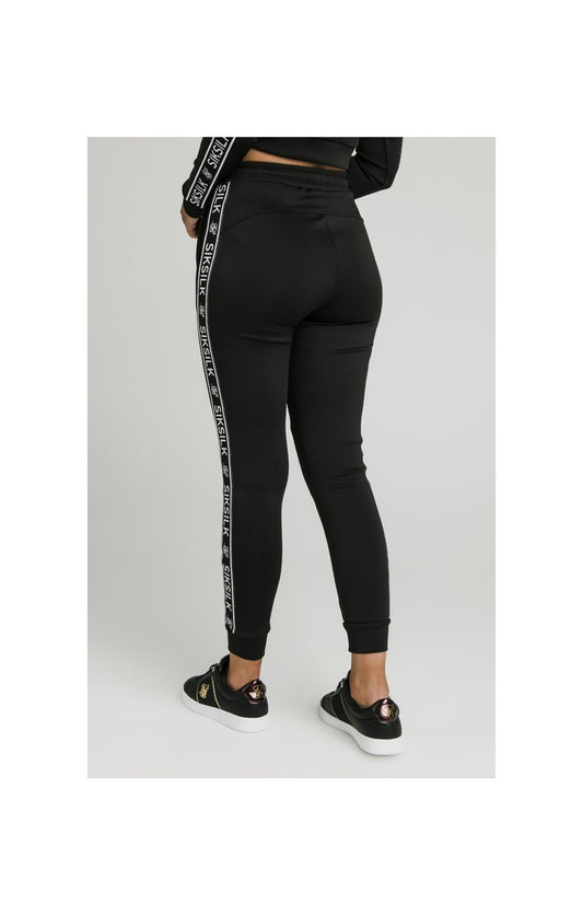 SikSilk Arc Tech Cropped Track Pants - Black