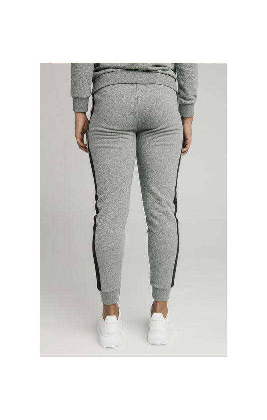 SikSilk Luxe Track Pants - Grey Marl