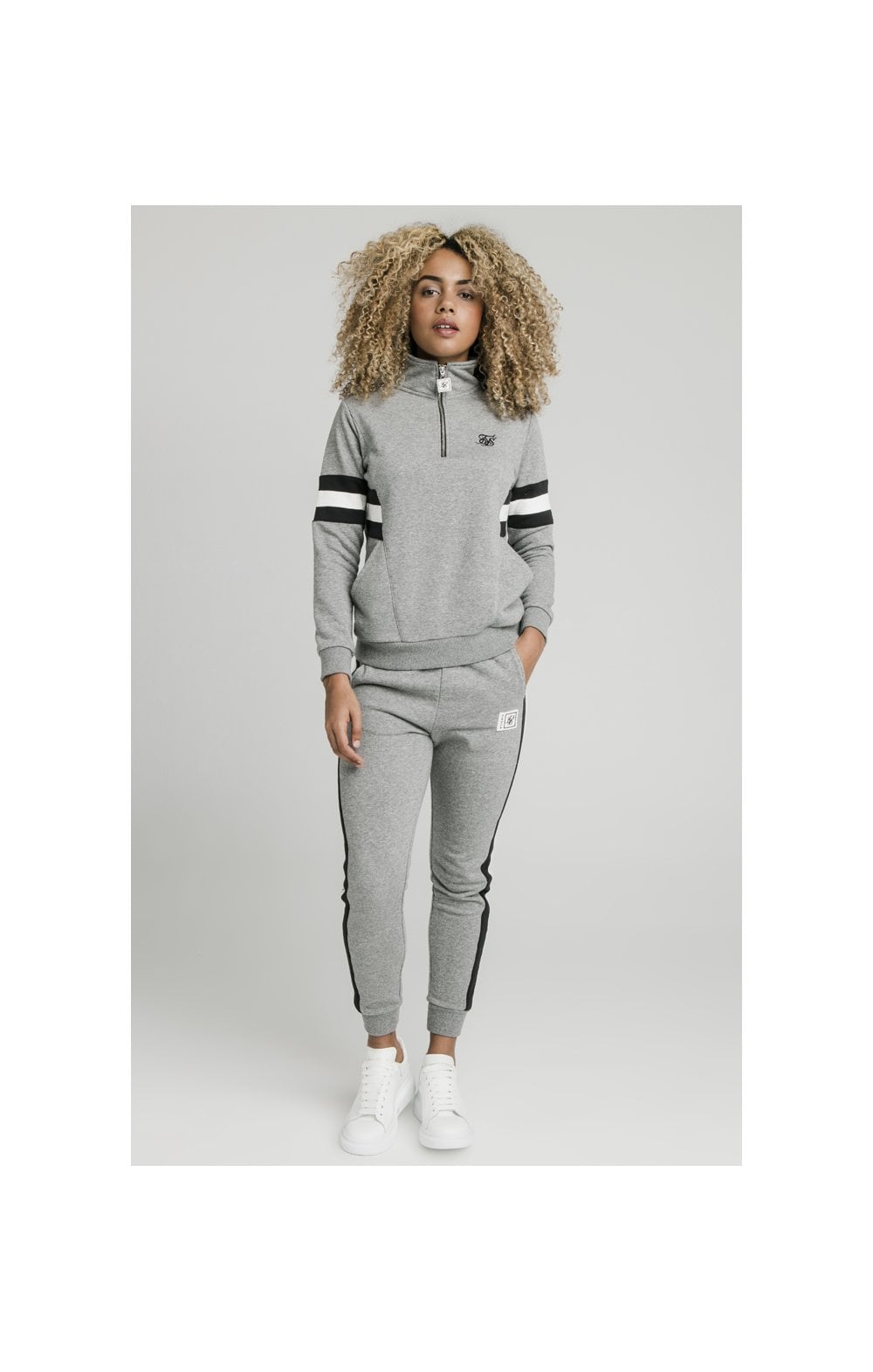 Load image into Gallery viewer, SikSilk Luxe Track Pants - Grey Marl (7)
