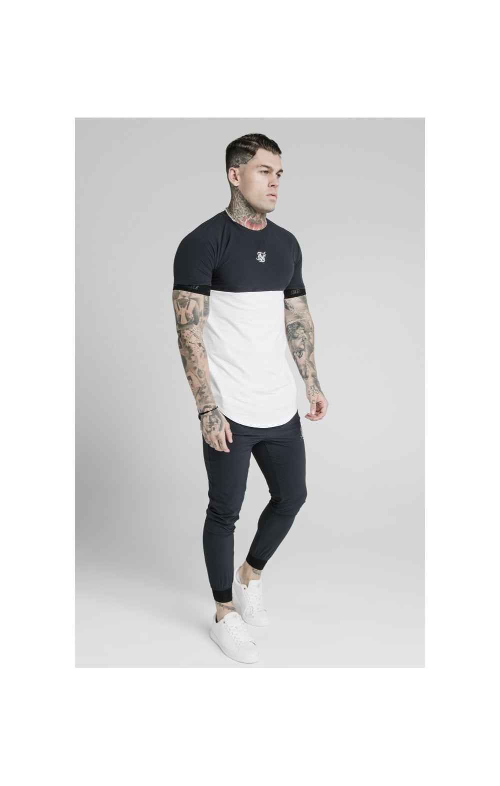 SikSilk Agility Poly Rib Track Pants - Midnight Navy (5)