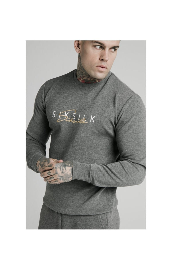 SikSilk Signature Sweater - Grey