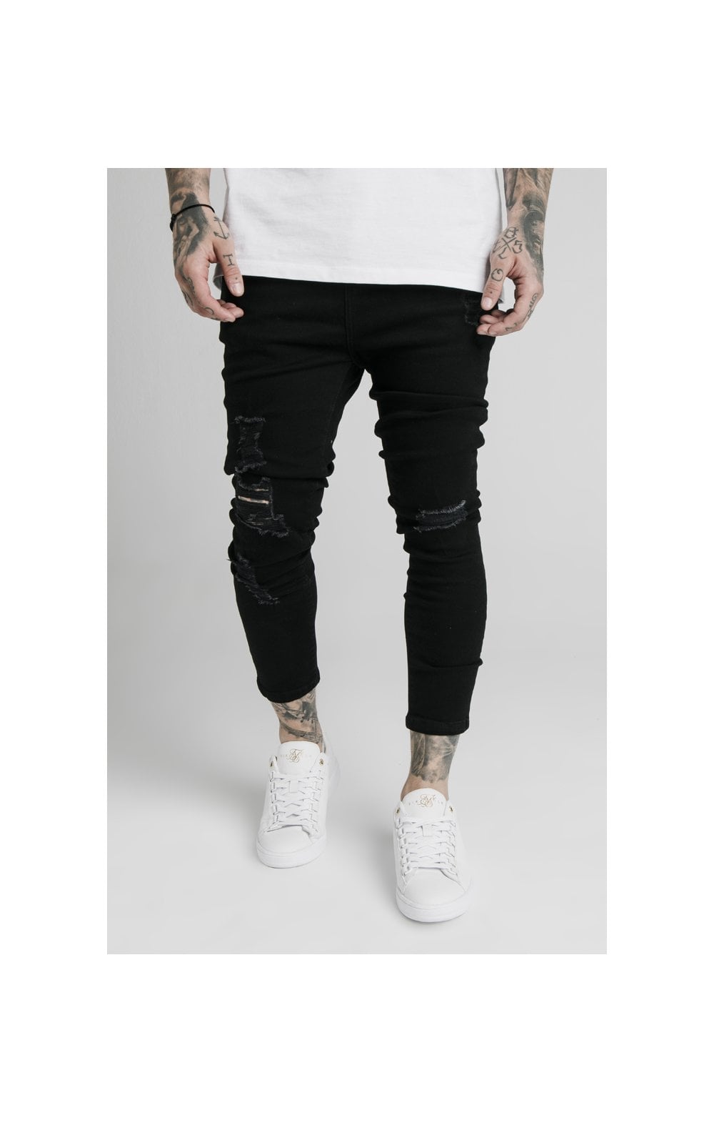 SikSilk Ultra Drop Crotch Jeans Black SikSilk NZ