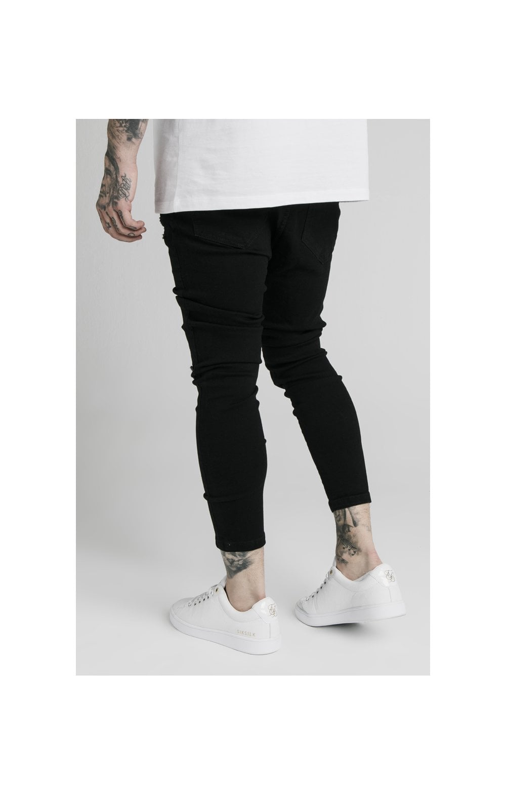 SikSilk Ultra Drop Crotch Jeans - Black (4)