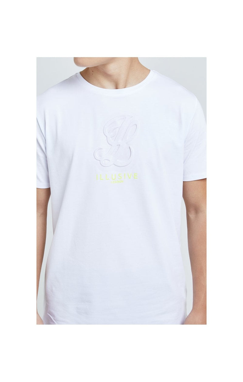Illusive London Embossed Logo Tee - White (1)