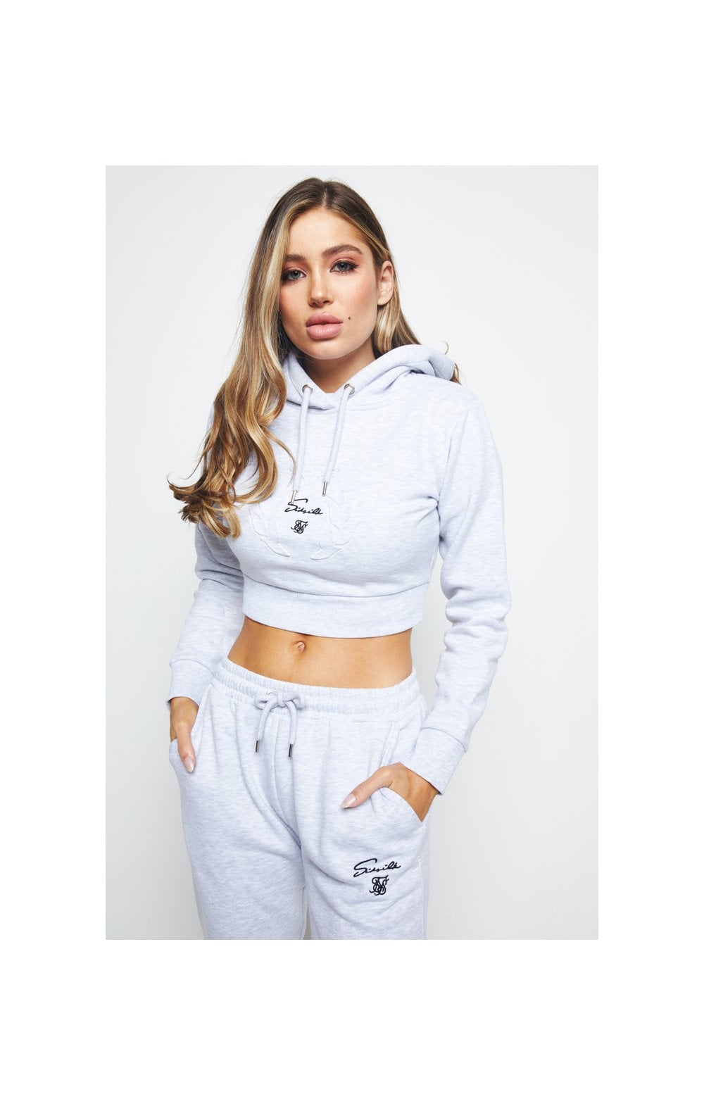 Sik silk cropped on sale hoodie