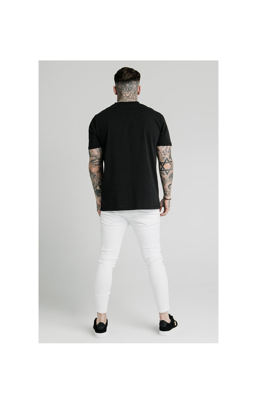 SikSilk Distressed Prestige Skinny Denims - White (7)