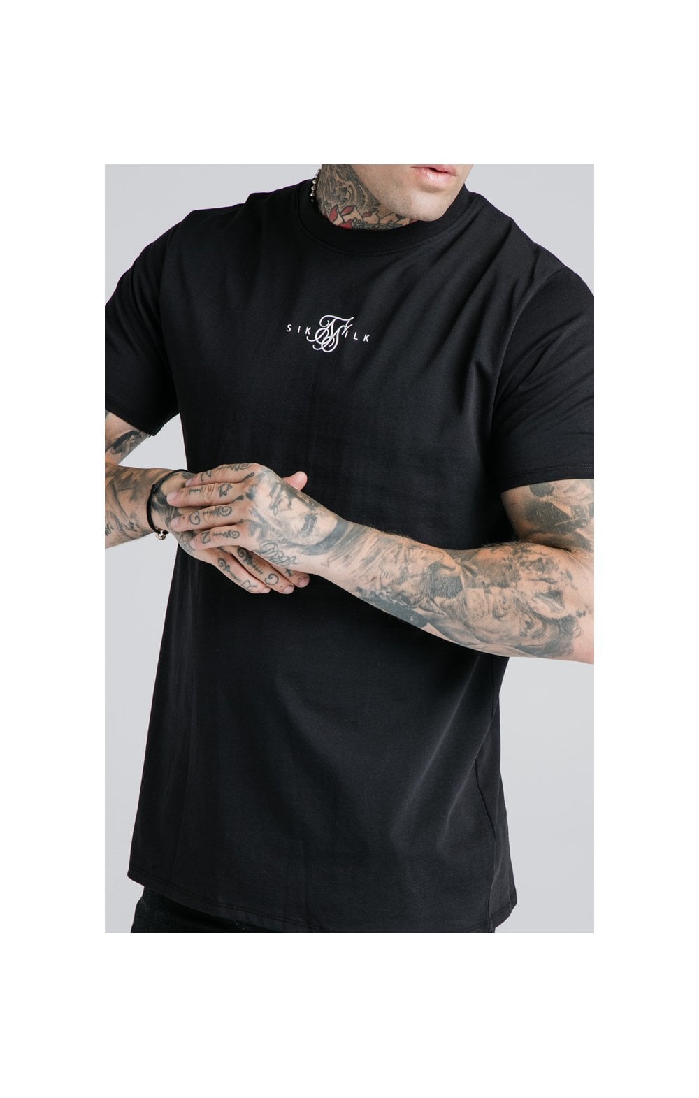 Black Essential Muscle Fit T-Shirt (1)