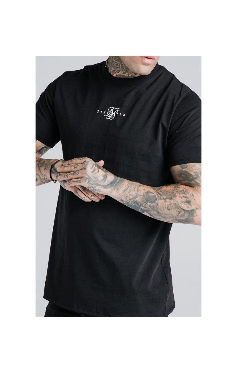 Black Essential Muscle Fit T-Shirt (1)