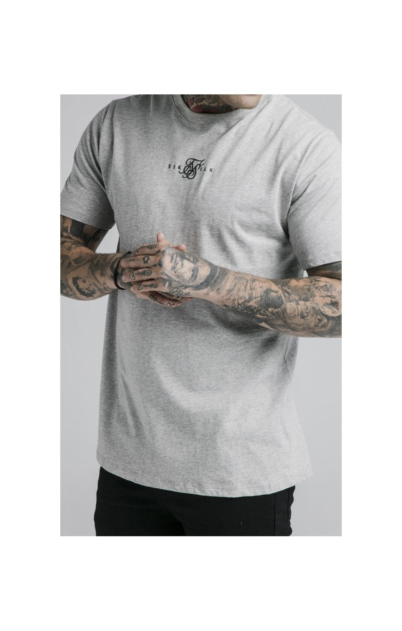 Grey Marl Essential Muscle Fit T-Shirt (1)