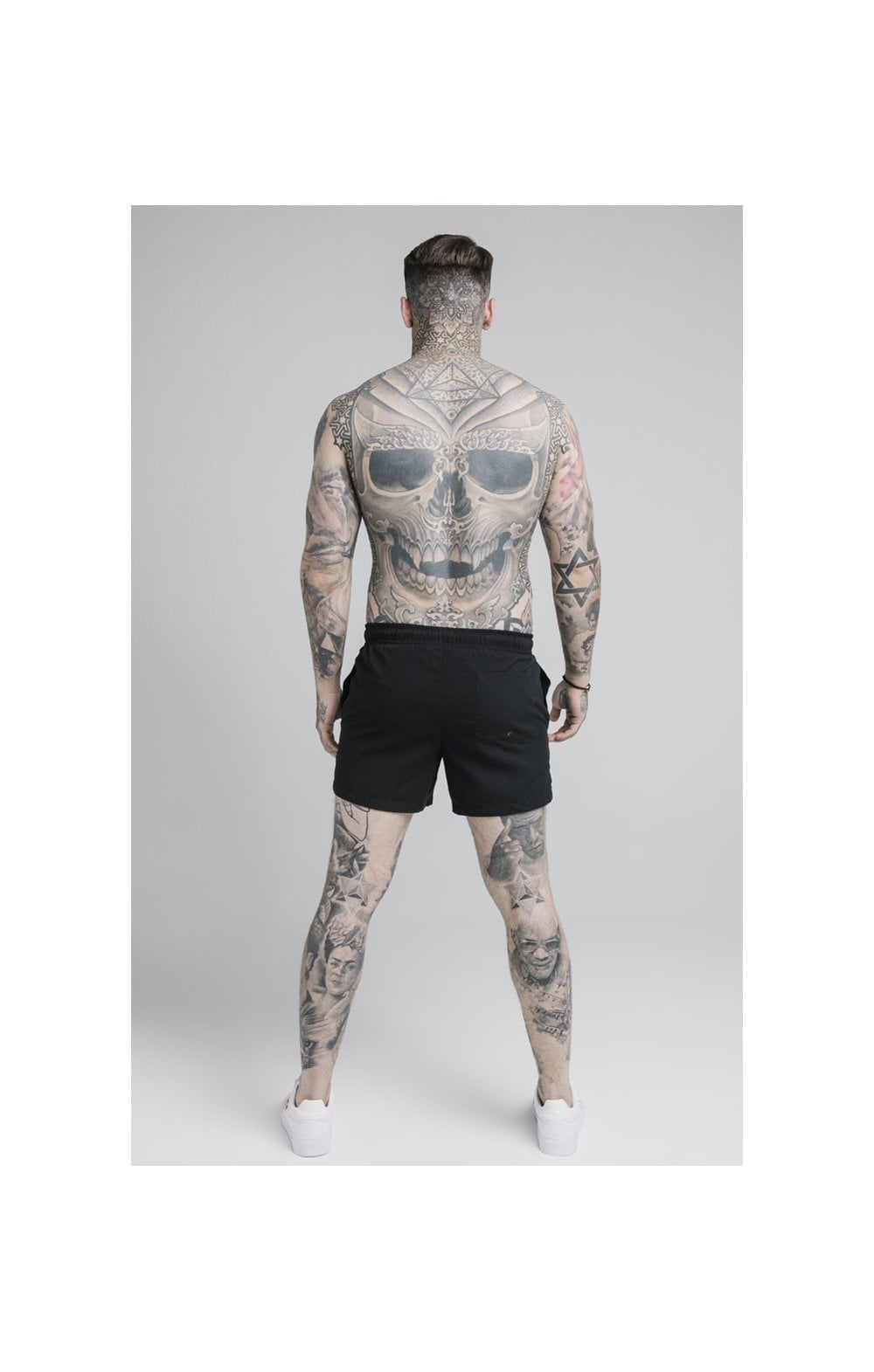 Load image into Gallery viewer, Black Essential Standard Swim Short (4)