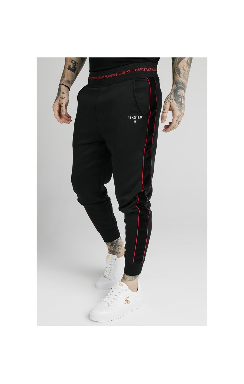 Load image into Gallery viewer, SikSilk Imperial Cuffed Jogger - Black
