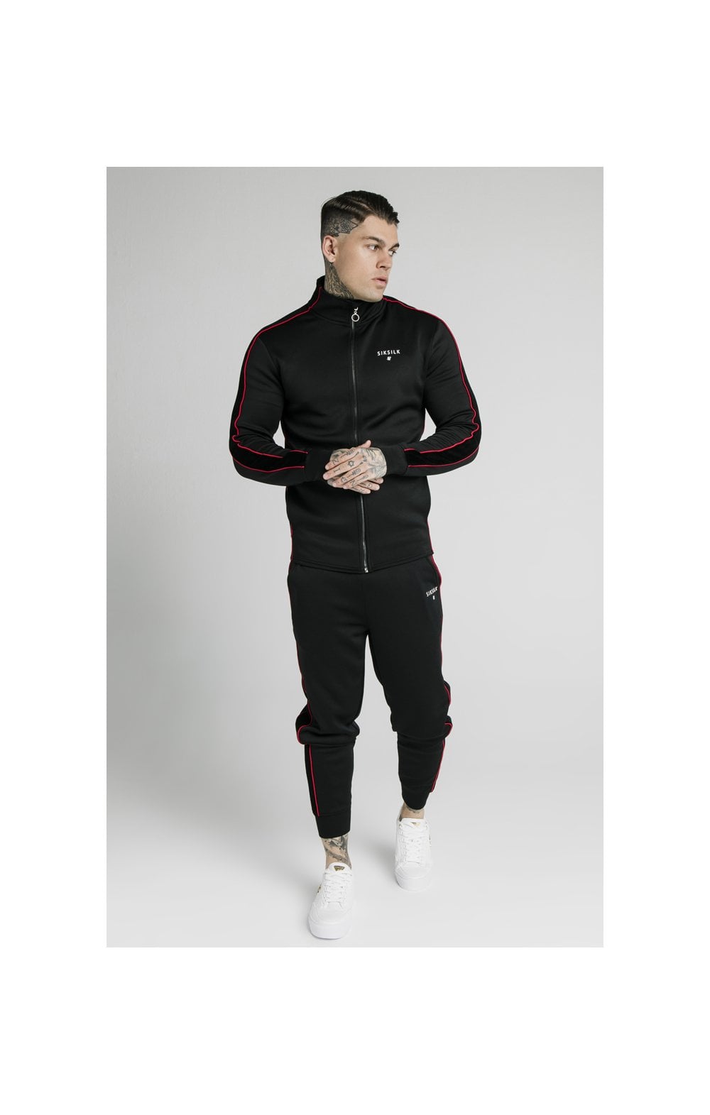 Load image into Gallery viewer, SikSilk Imperial Cuffed Jogger - Black (1)