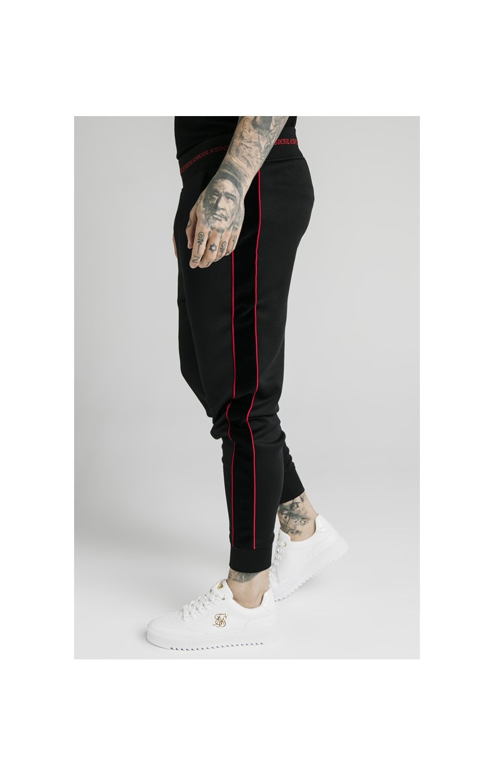 Load image into Gallery viewer, SikSilk Imperial Cuffed Jogger - Black (3)