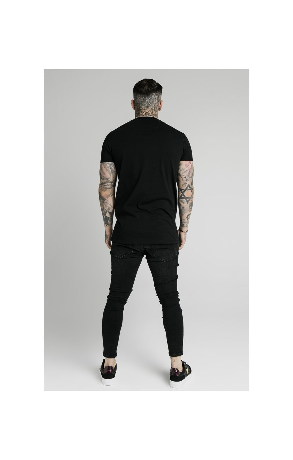 SikSilk Rhinestone Creep Tee – Black (5)