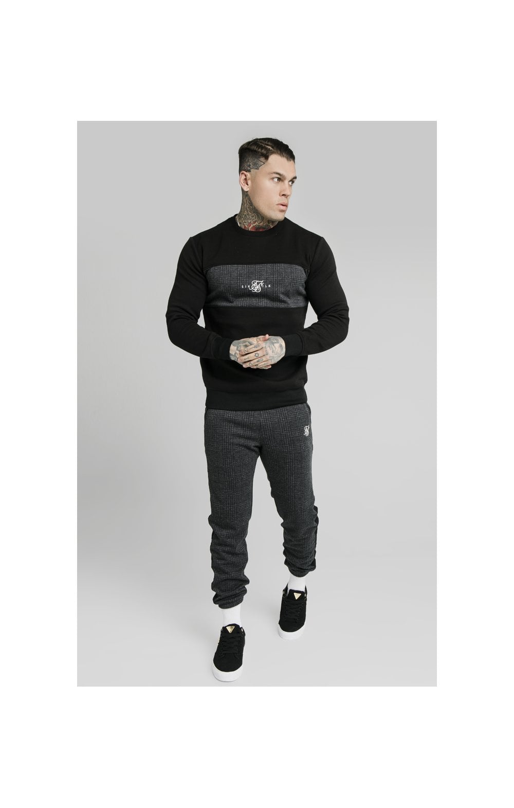 Load image into Gallery viewer, SikSilk Crew Sweater - Grey (5)