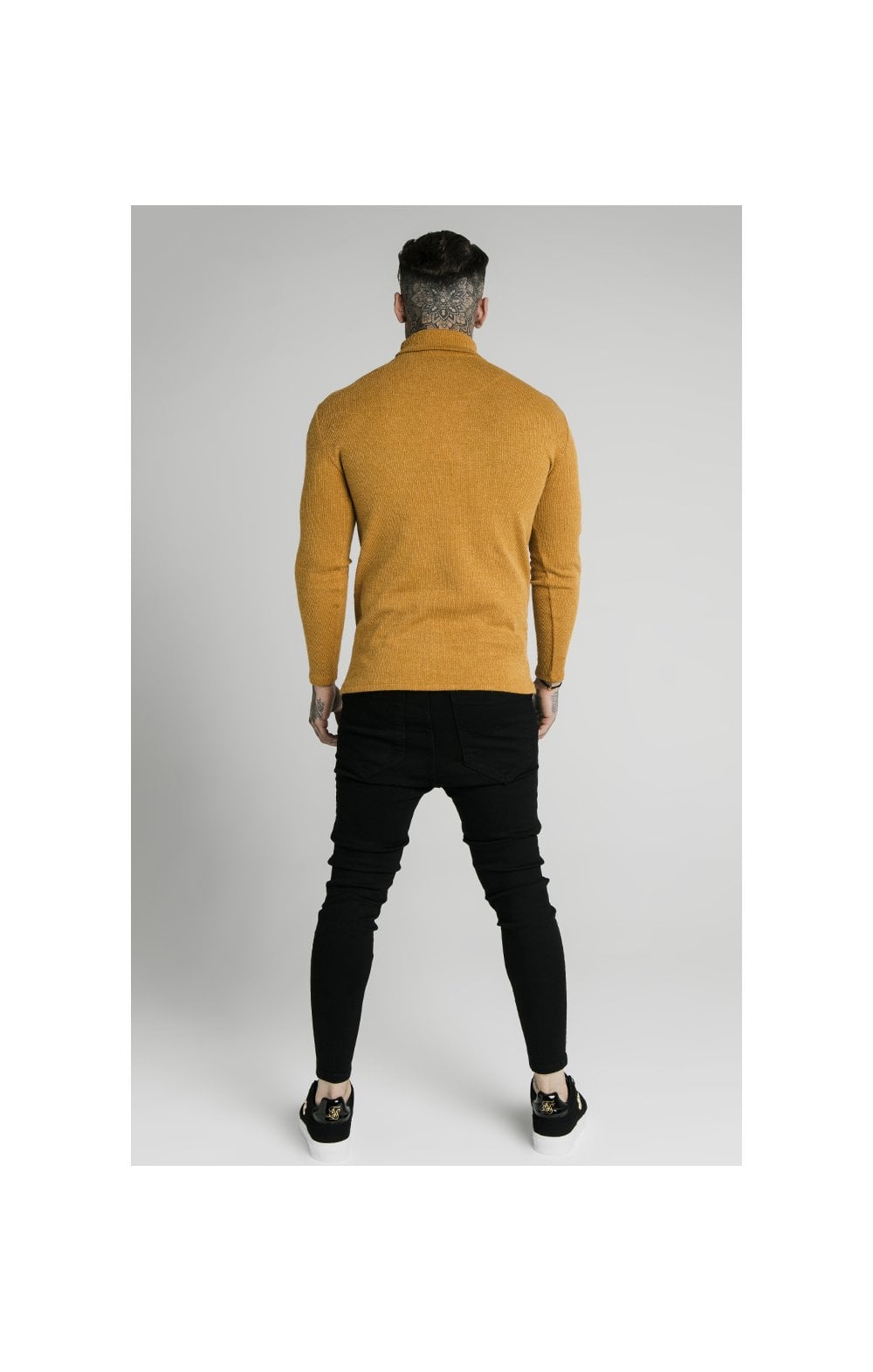 SikSilk Rib Turtle Neck - Yellow (4)