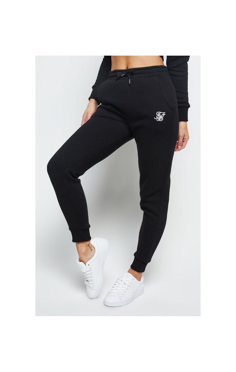 Black Essential Track Pant