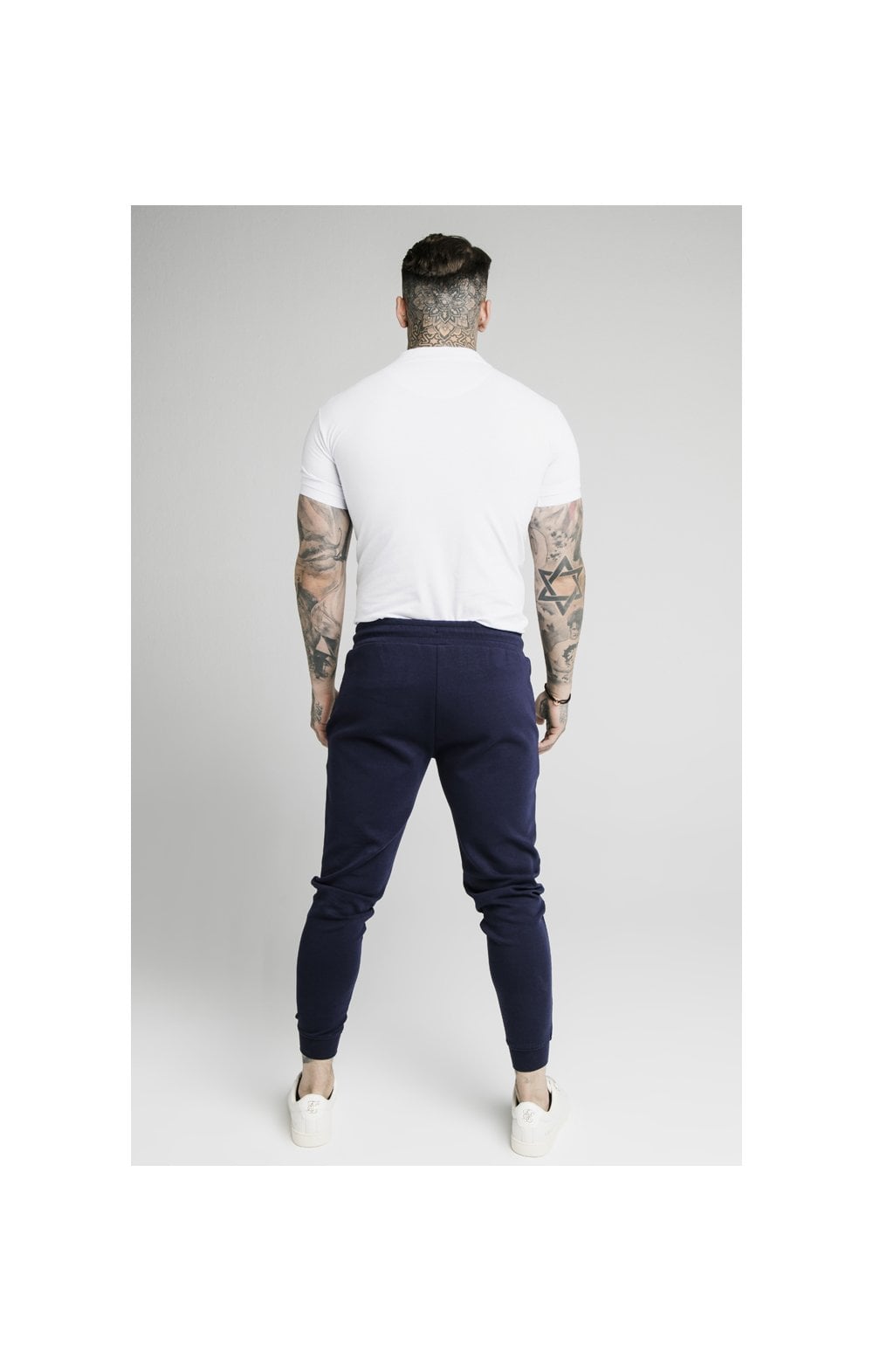 SikSilk Muscle Fit Jogger – Navy (5)