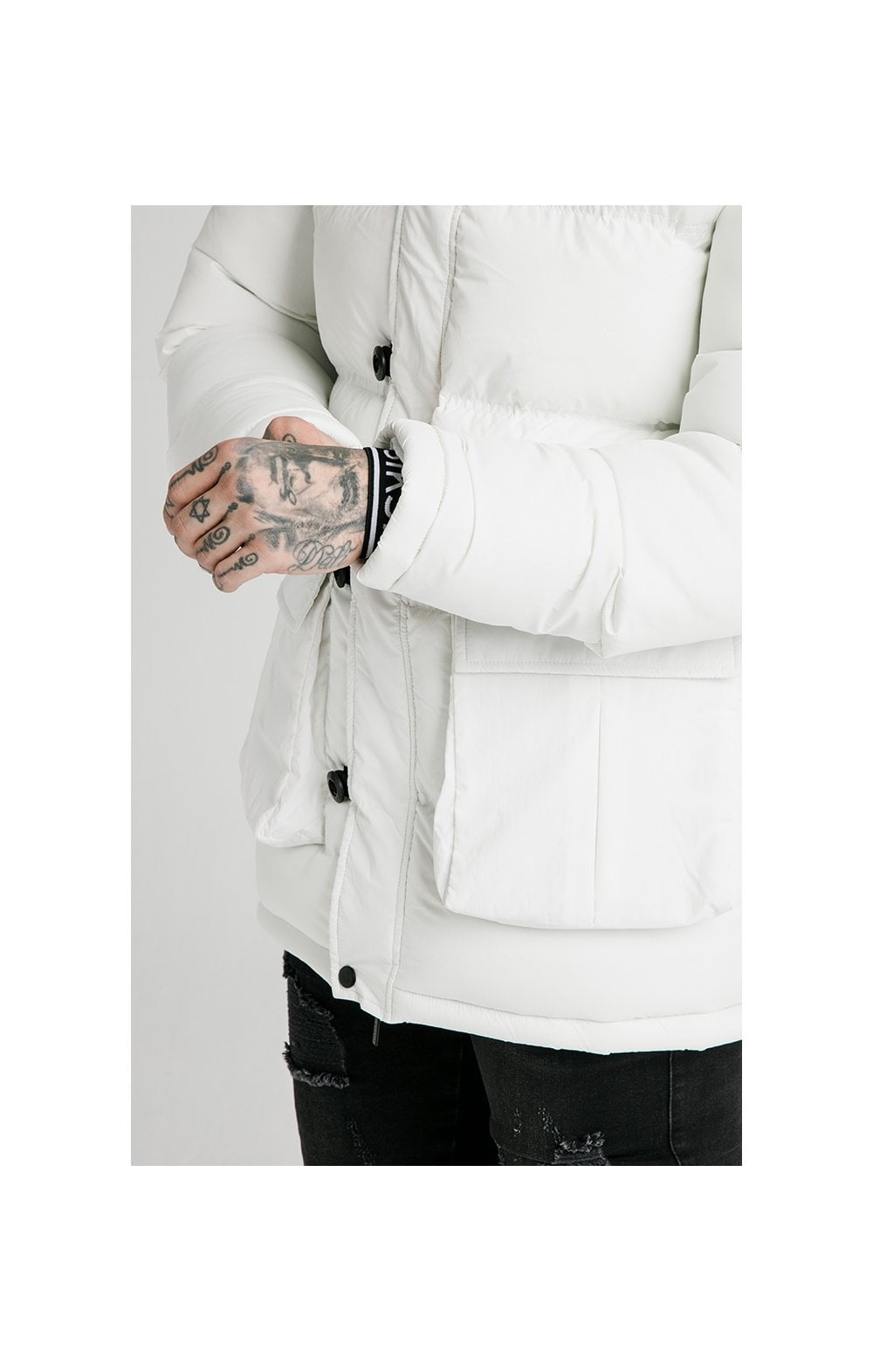 Siksilk reflective store upper puff parka