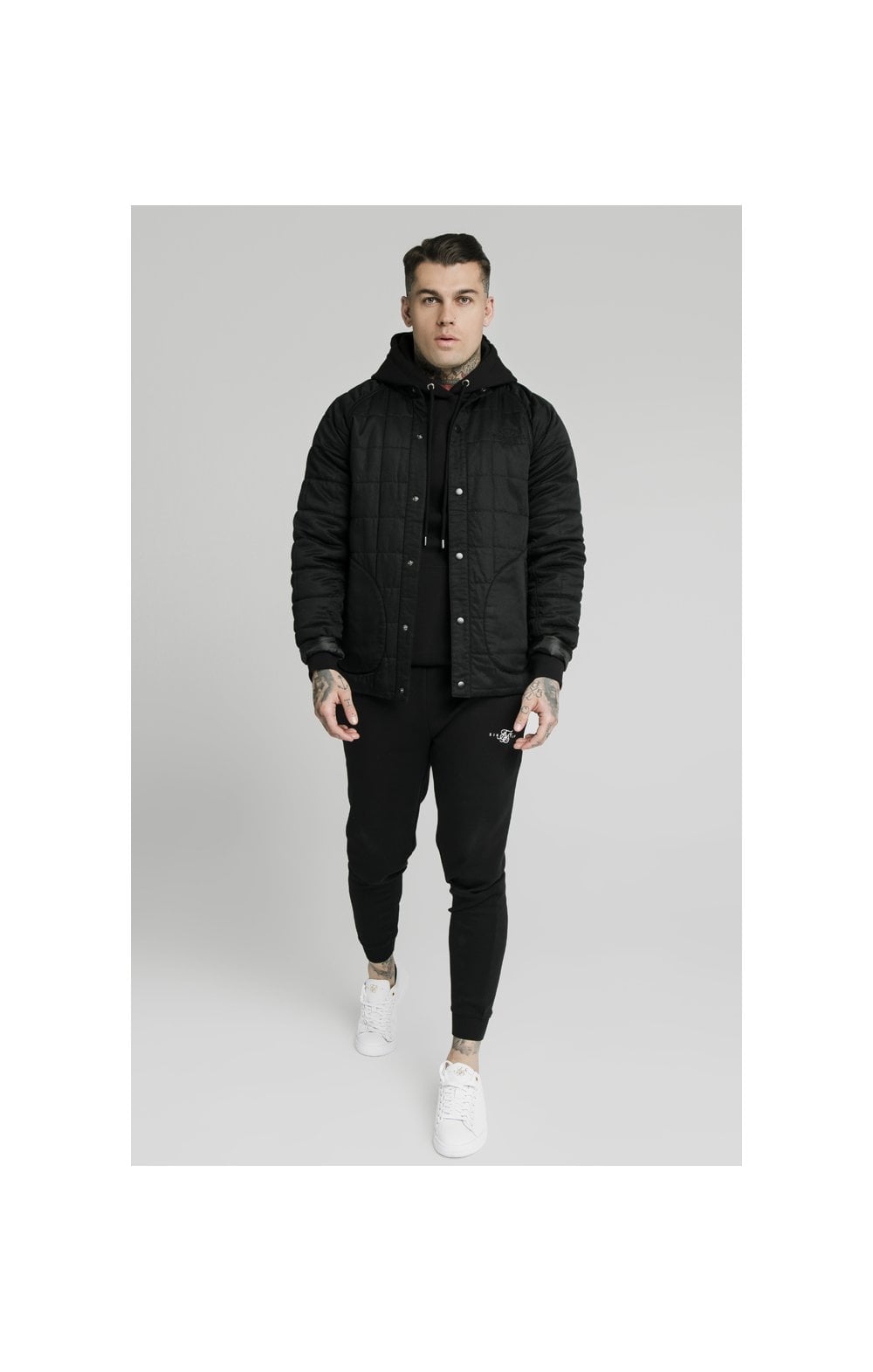 Load image into Gallery viewer, SikSilk Farmers Jacket – Black (2)