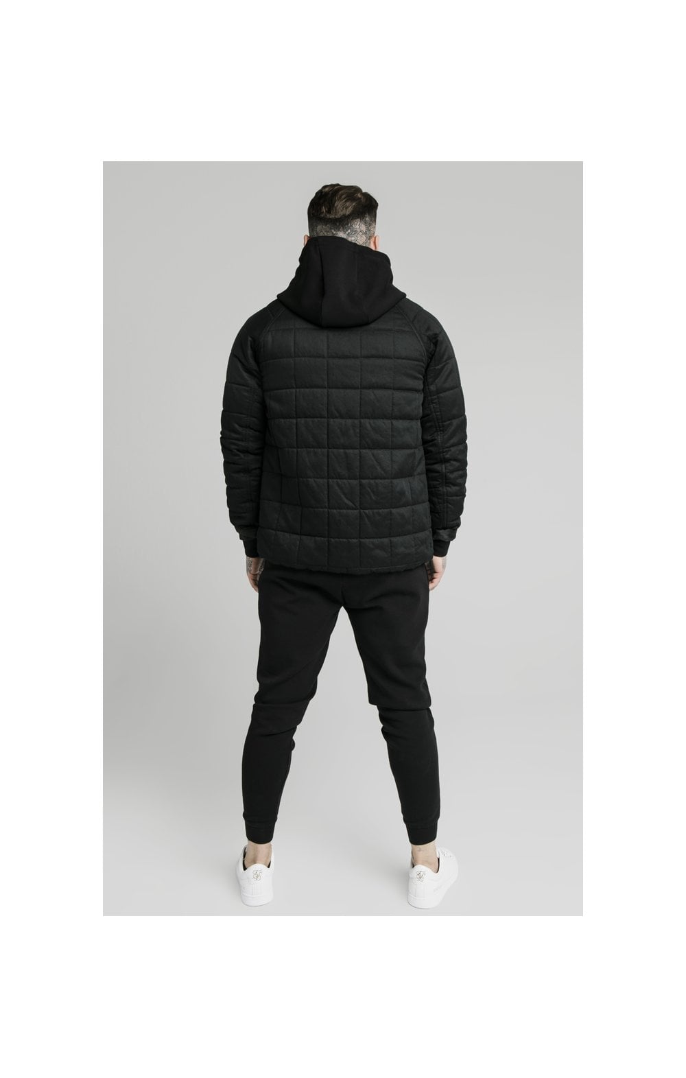 SikSilk Farmers Jacket – Black (3)