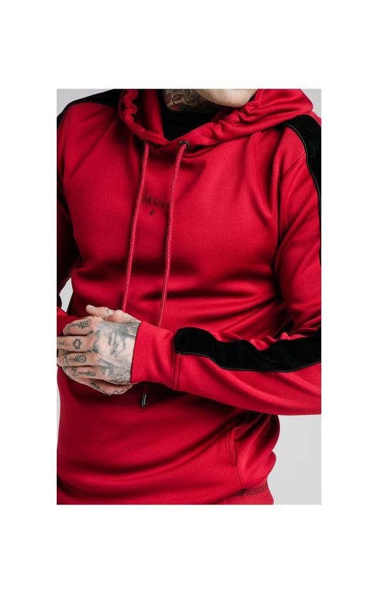 SikSilk Imperial Overhead Hoodie - Dark Red