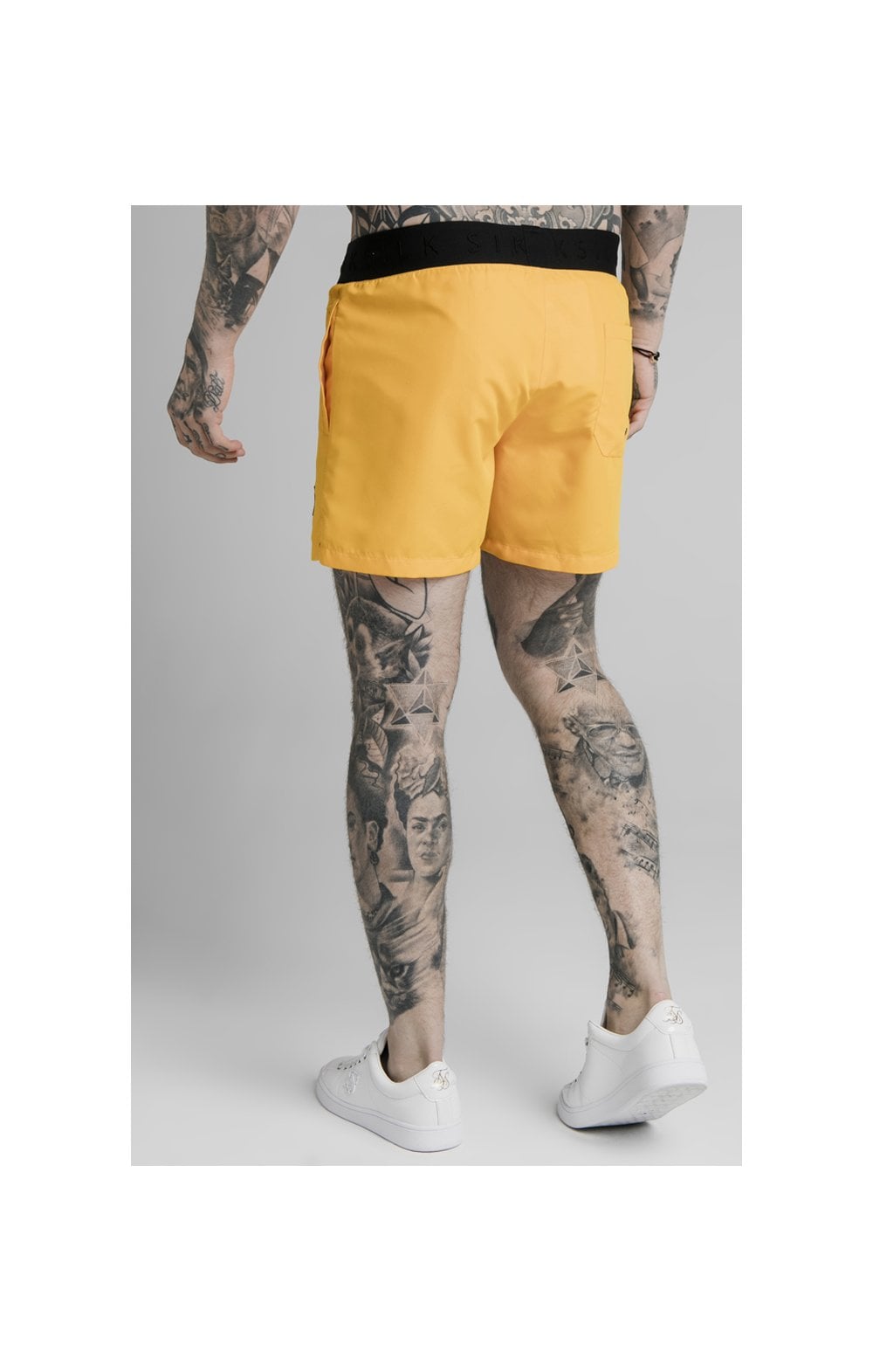 Load image into Gallery viewer, SikSilk Standard Swim Shorts - Yellow (1)