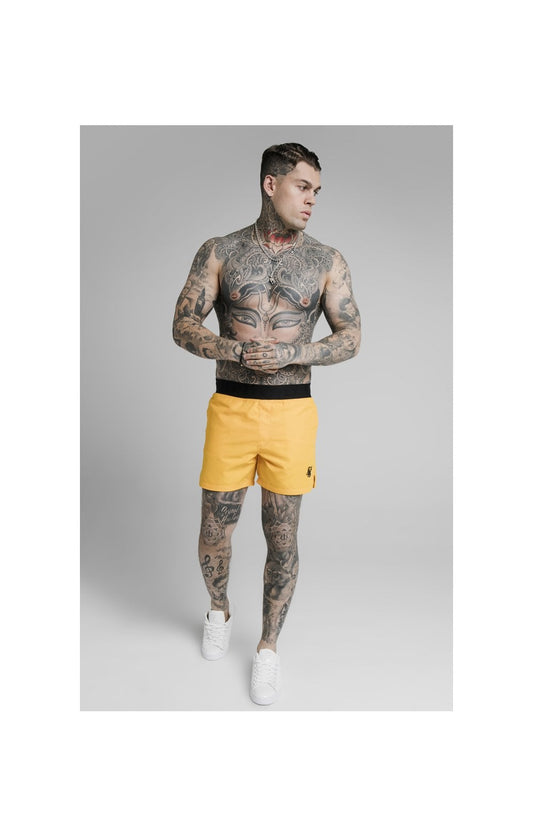 SikSilk Standard Swim Shorts - Yellow
