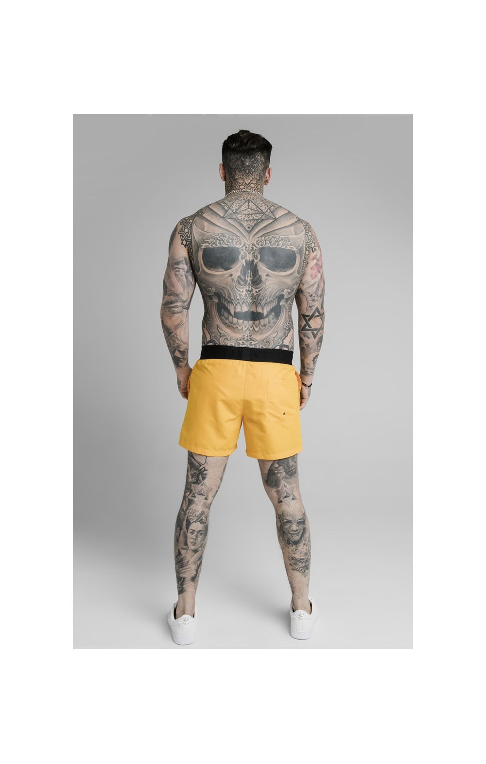 Load image into Gallery viewer, SikSilk Standard Swim Shorts - Yellow (4)