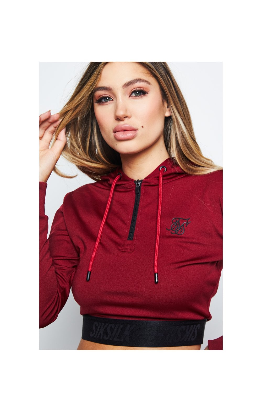 Load image into Gallery viewer, SikSilk Gym Track Top - Red (1)