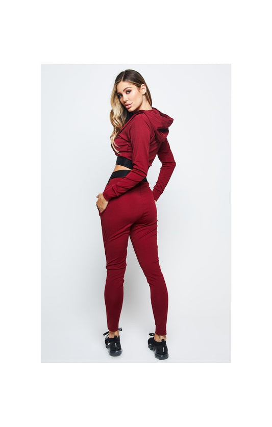 SikSilk Gym Track Top - Red
