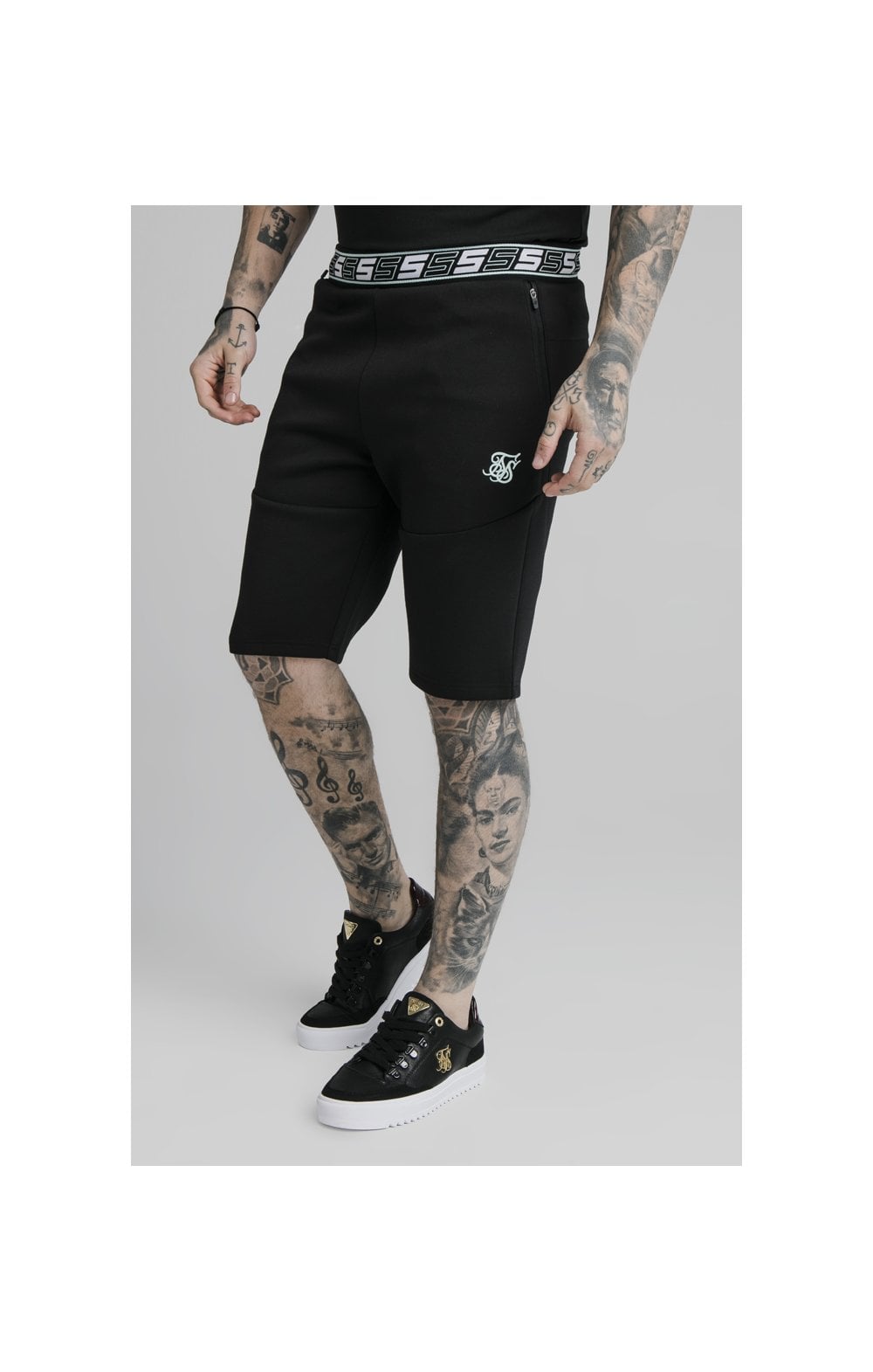 SikSilk Exhibit Function Shorts - Black