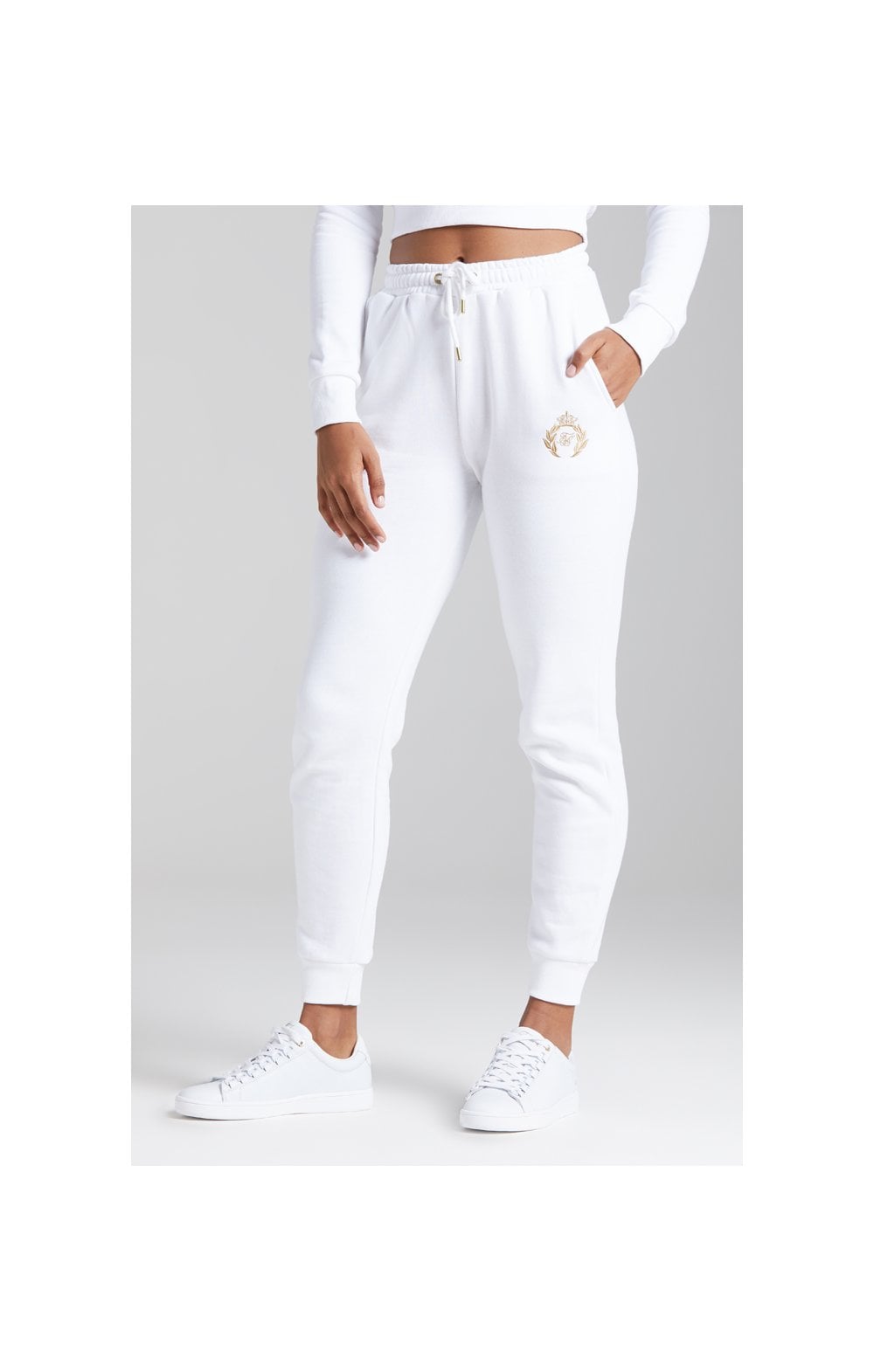 Load image into Gallery viewer, SikSilk Prestige Joggers - White