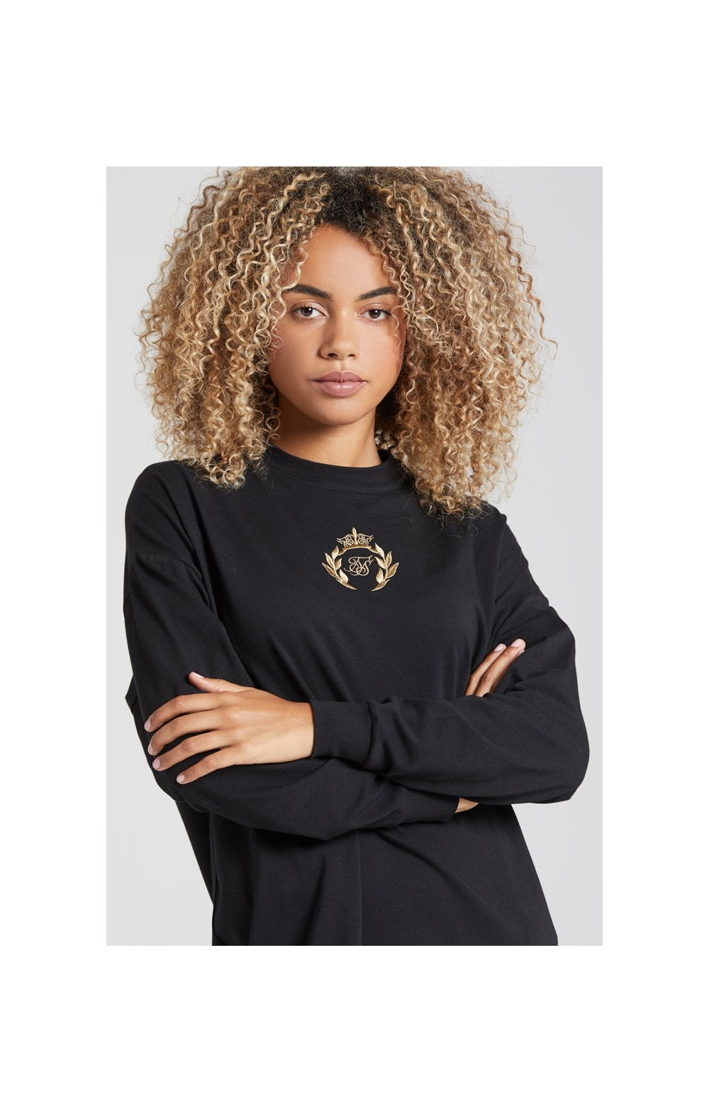 SikSilk Prestige T-Shirt Dress - Black (1)