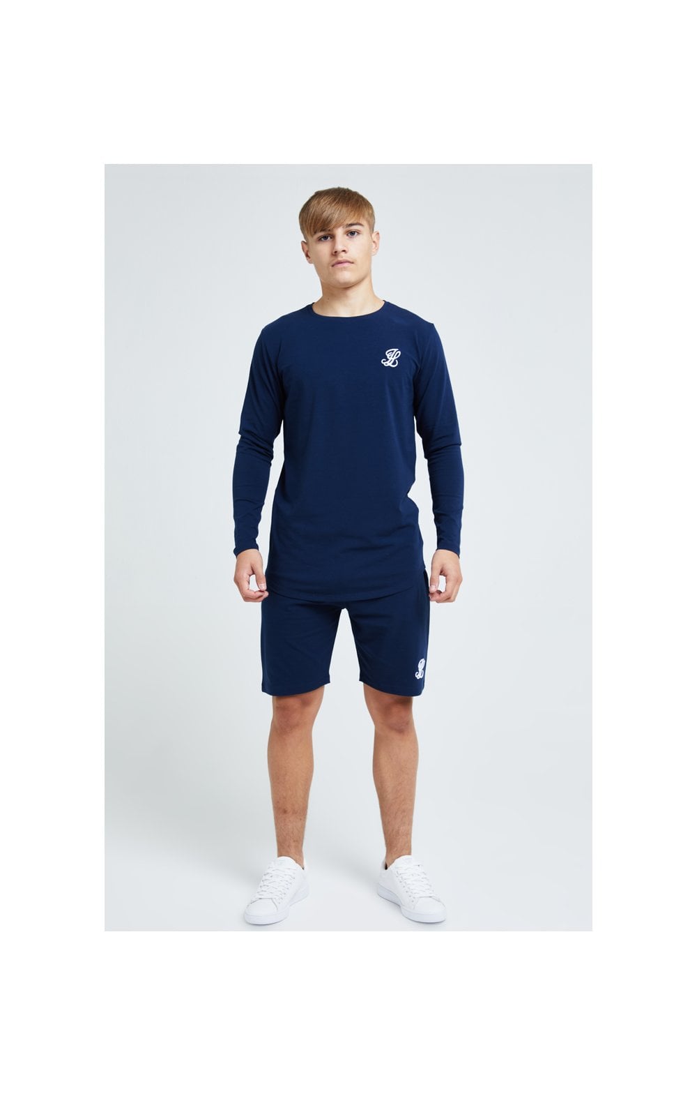 Load image into Gallery viewer, Illusive London Core Jersey Shorts - Navy (5)