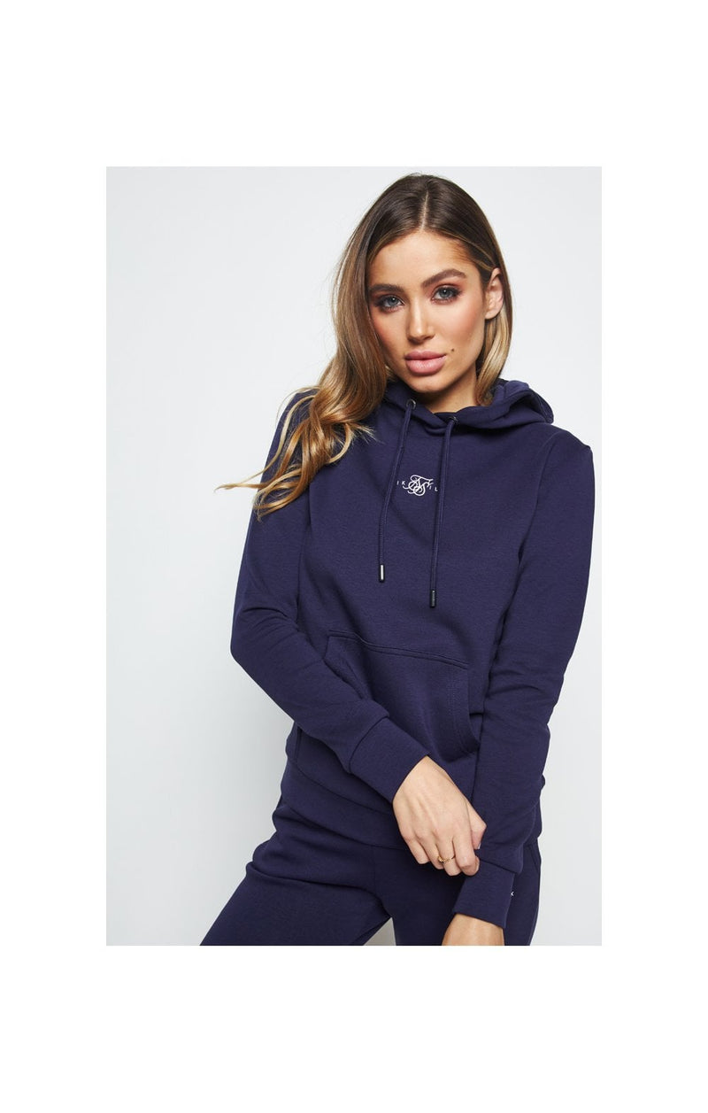 SikSilk Core Overhead Hoodie - Navy