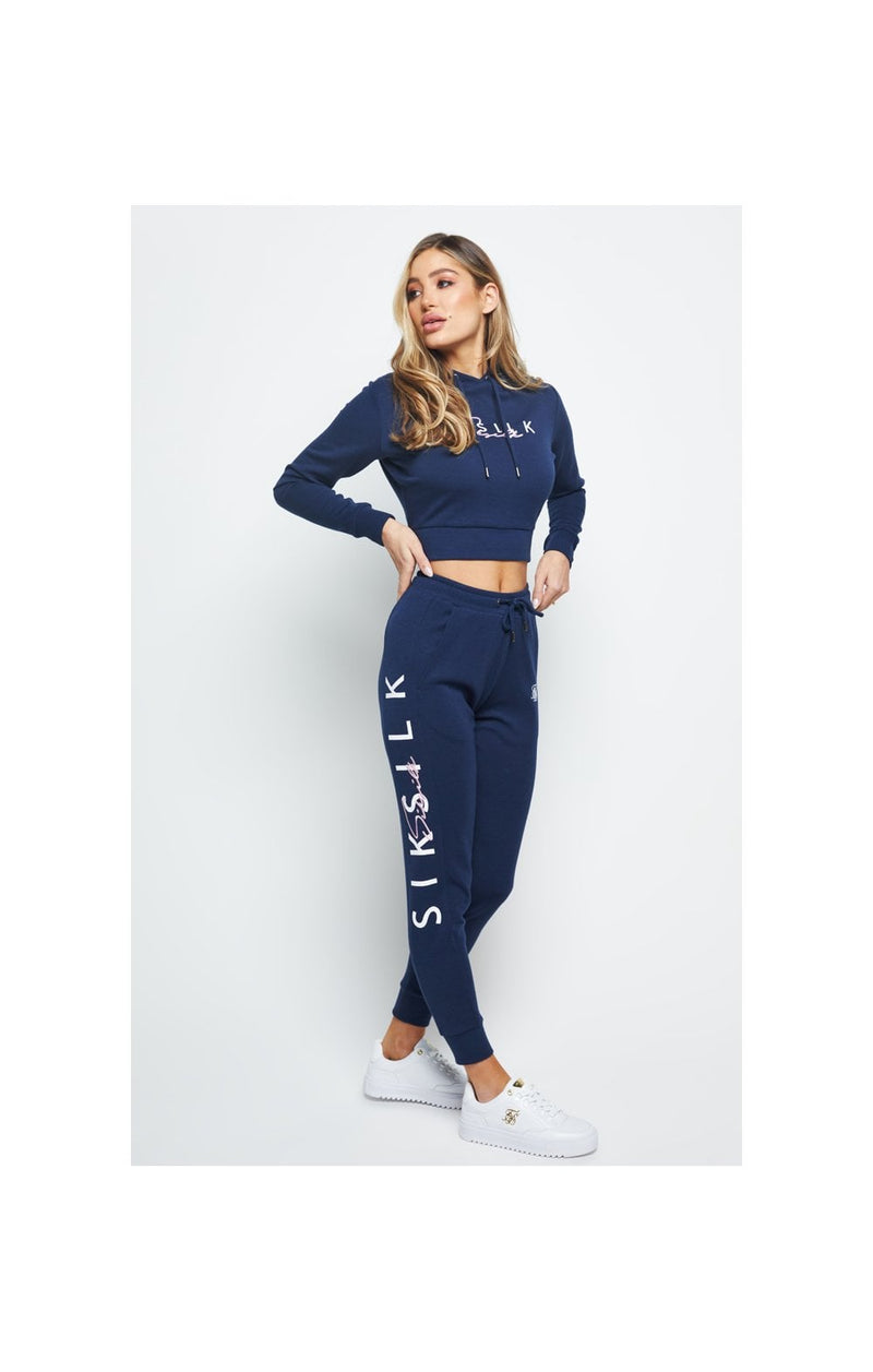 SikSilk Colour Signature Track Pants - Blue