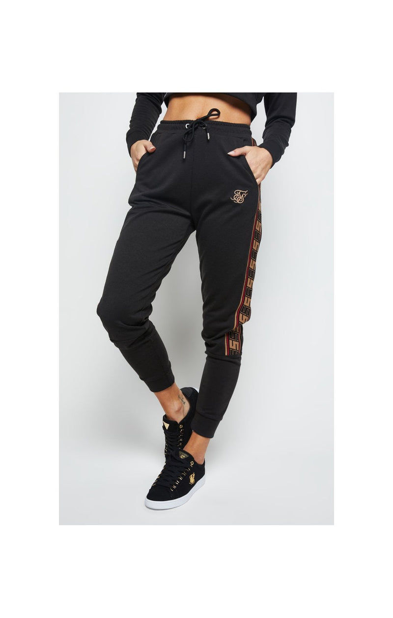 SikSilk Distinction Track Pants - Black