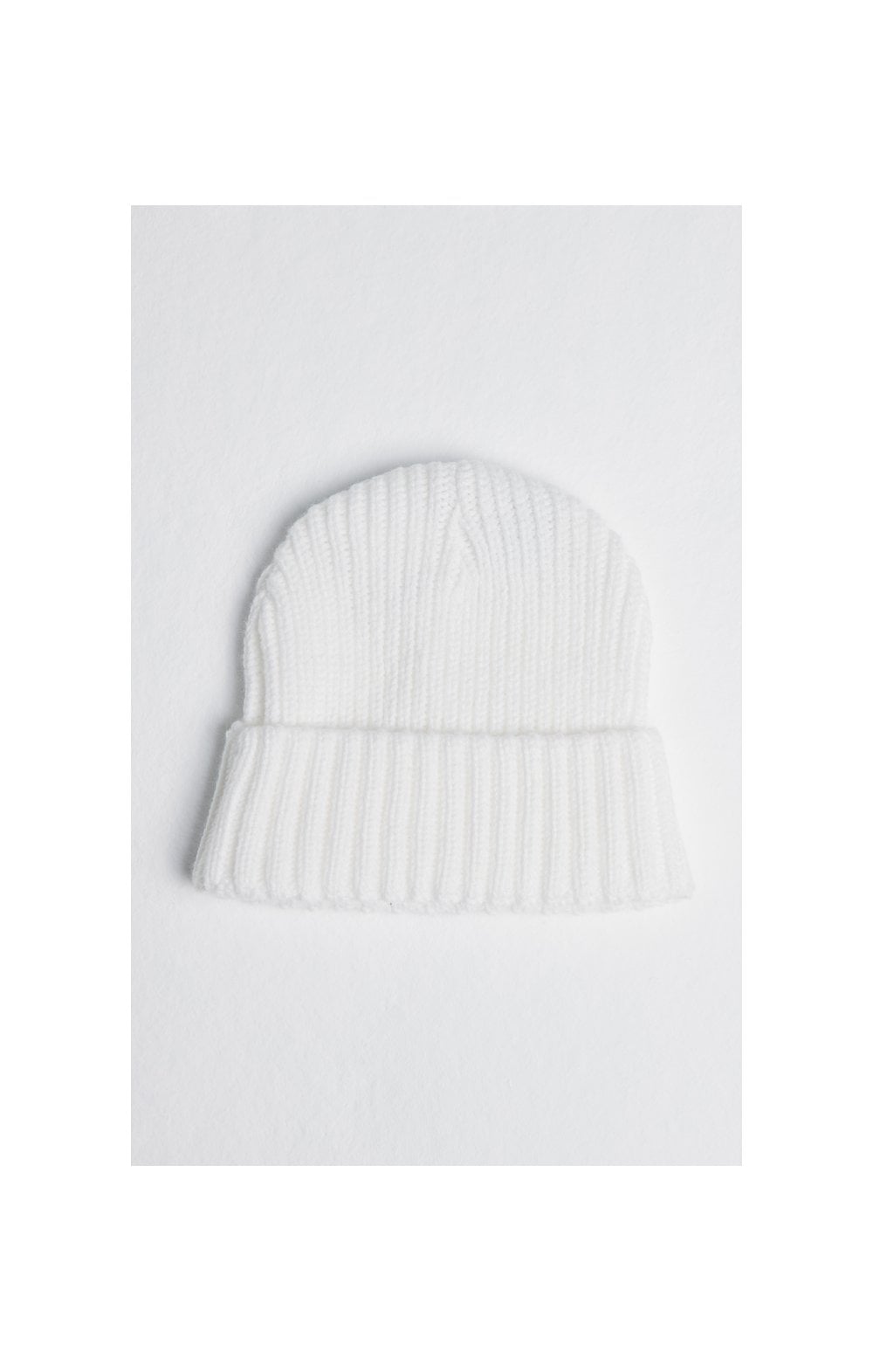 Load image into Gallery viewer, SikSilk Rib Cuff Beanie - White (1)