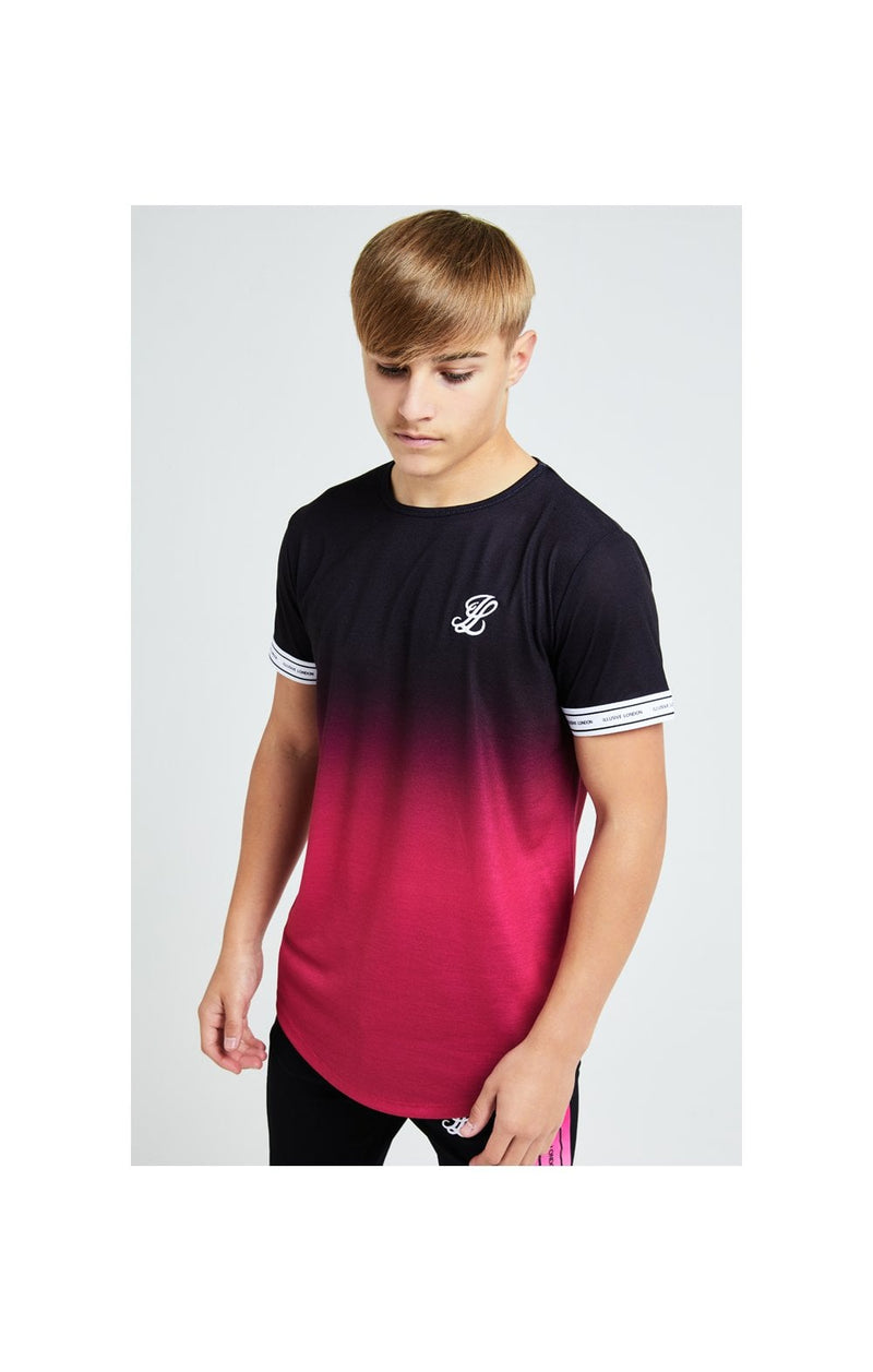 Illusive London Flux S/S Tech Tee - Black & Pink (1)
