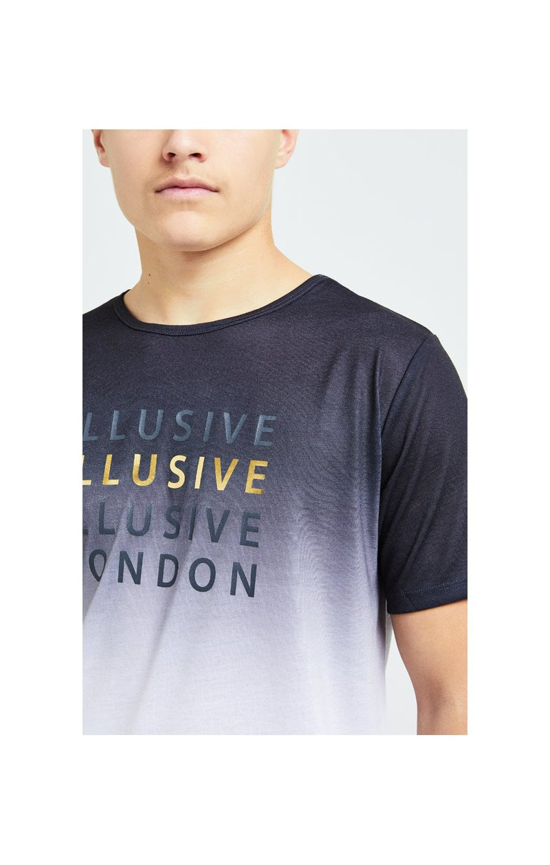 Illusive London Sovereign Fade Tee - Black & White