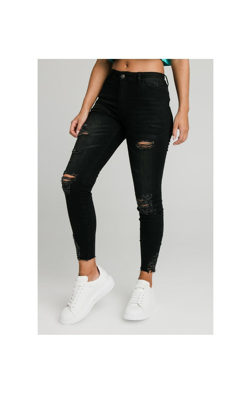 SikSilk Skinny Denims - Black